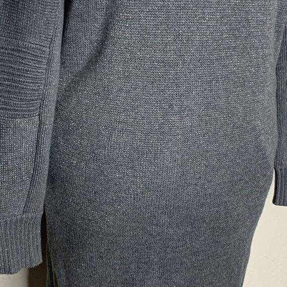 Rebecca Minkoff Janica Gray Metallic Sweater Dress Womens Size Small MSRP $228 - Picture 3 of 9